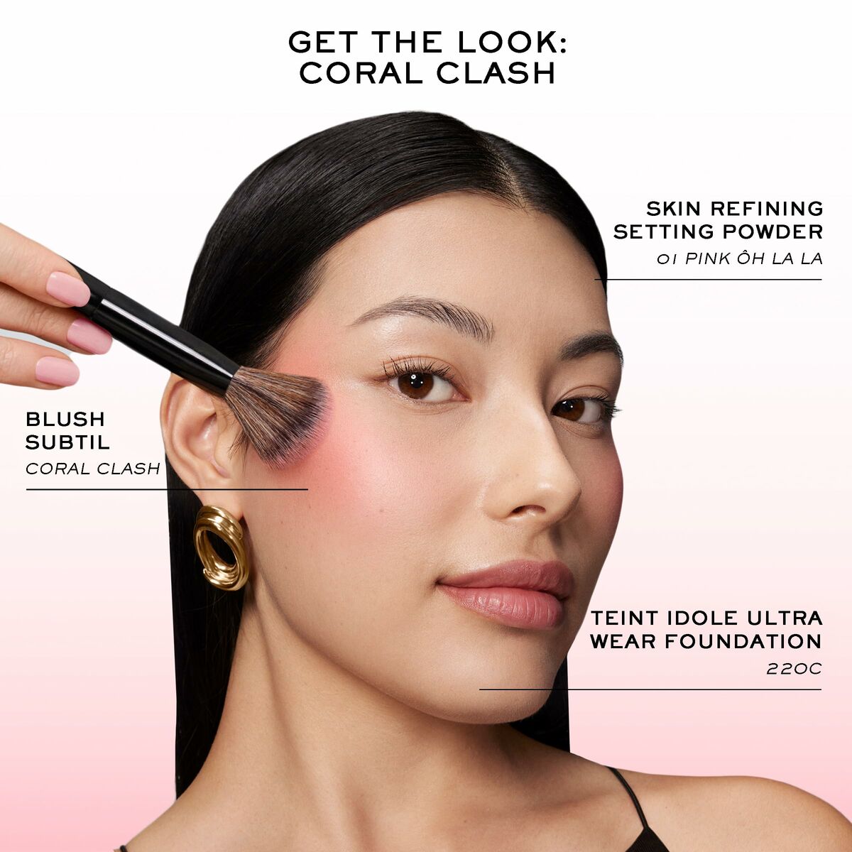 Blush Lancôme BLUSH SUBTIL Nº 700-Aie Aie Corail 5,1 g 5,1 g makeup-emballage