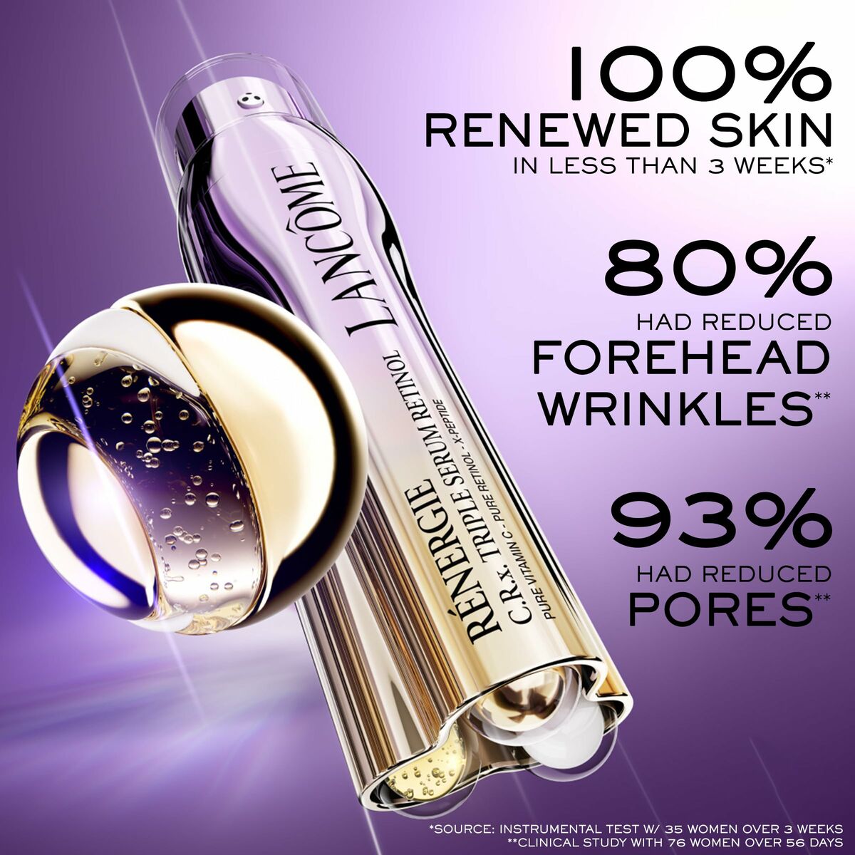 Ansigtscreme Lancôme RÉNERGIE 50 ml hudplejeemballage til kvinder