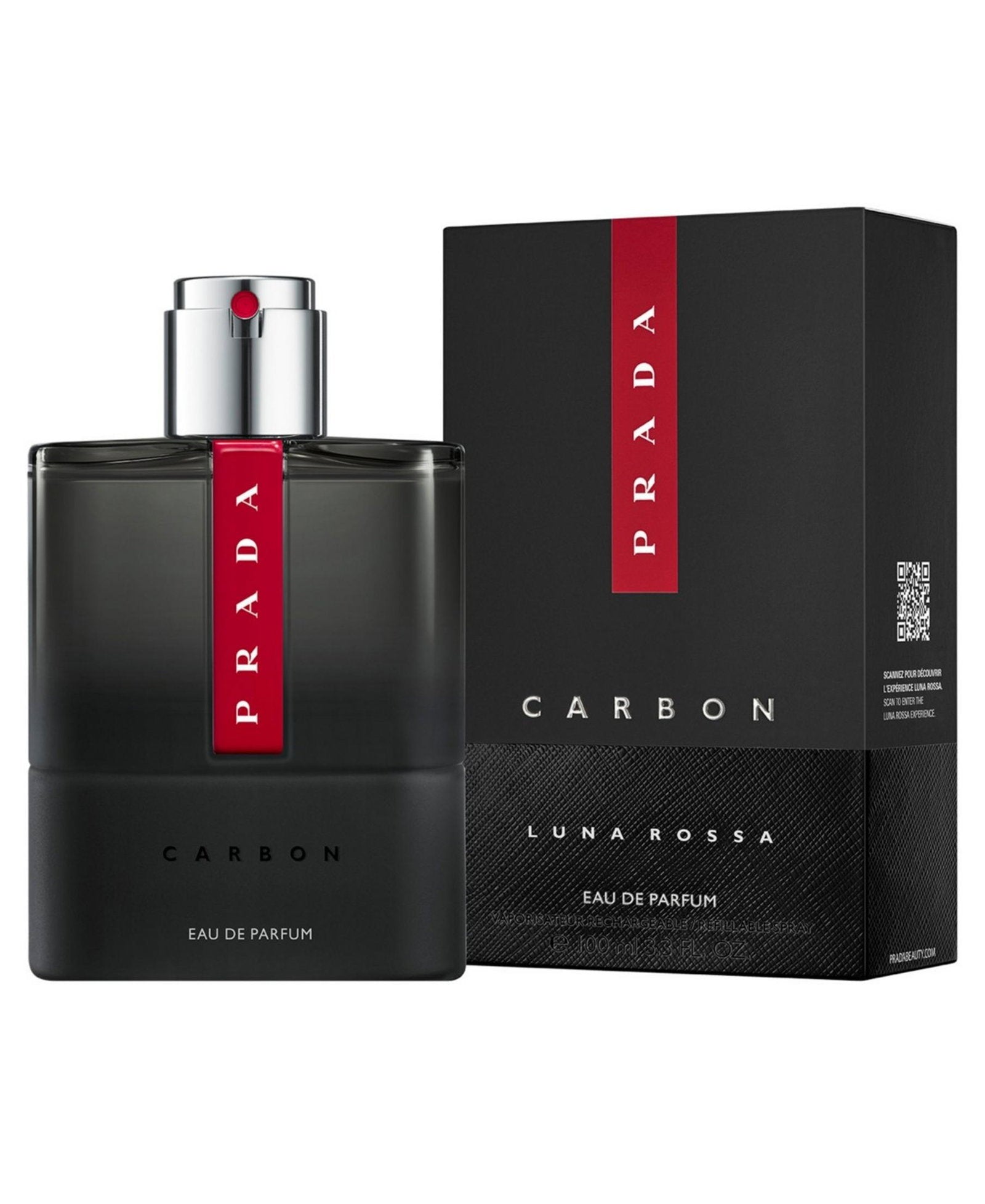 Prada, Luna Rossa Carbon, Eau De Parfum, For Men, 100 ml
