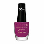 neglelak Max Factor Masterpiece Xpress 360-pæn som blomme Nº 360-Pretty As Plum 8 ml produktemballage