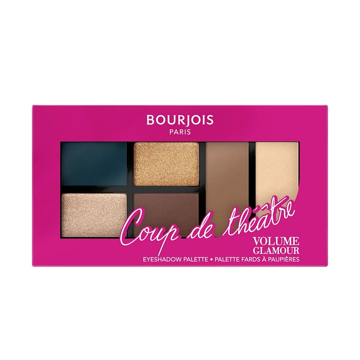 Øjenskyggepalette Bourjois Volume Glamour Nº 02-Fræk 8,4 g 8,4 g makeup-emballage