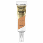 Flydende Make Up Base Max Factor Miracle Pure Nº 80-bronze Nº 80 Bronze Spf 30 ml produktemballage
