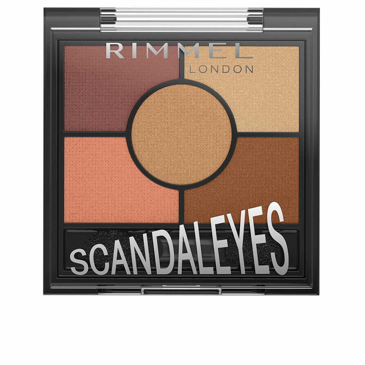 Øjenskyggepalette Rimmel London Scandaleyes Nº 005 Sunset bronze Nº 005-Sunset Bronze 3,8 g 3,8 g makeup emballage