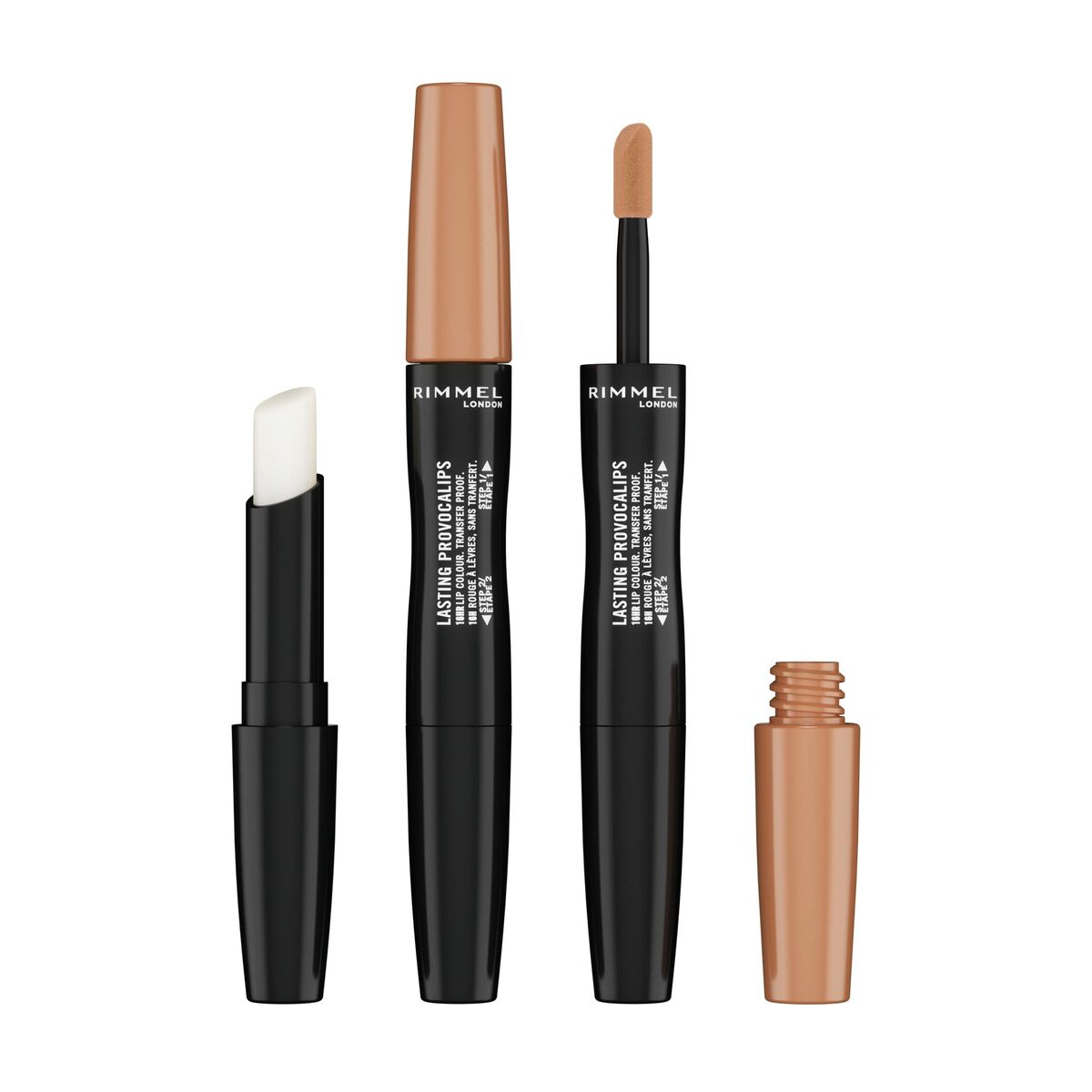 Læbestift Rimmel London Lasting Provacalips Beige Nº 115-Best Undressed 2,3 ml 2,3 ml makeup emballage