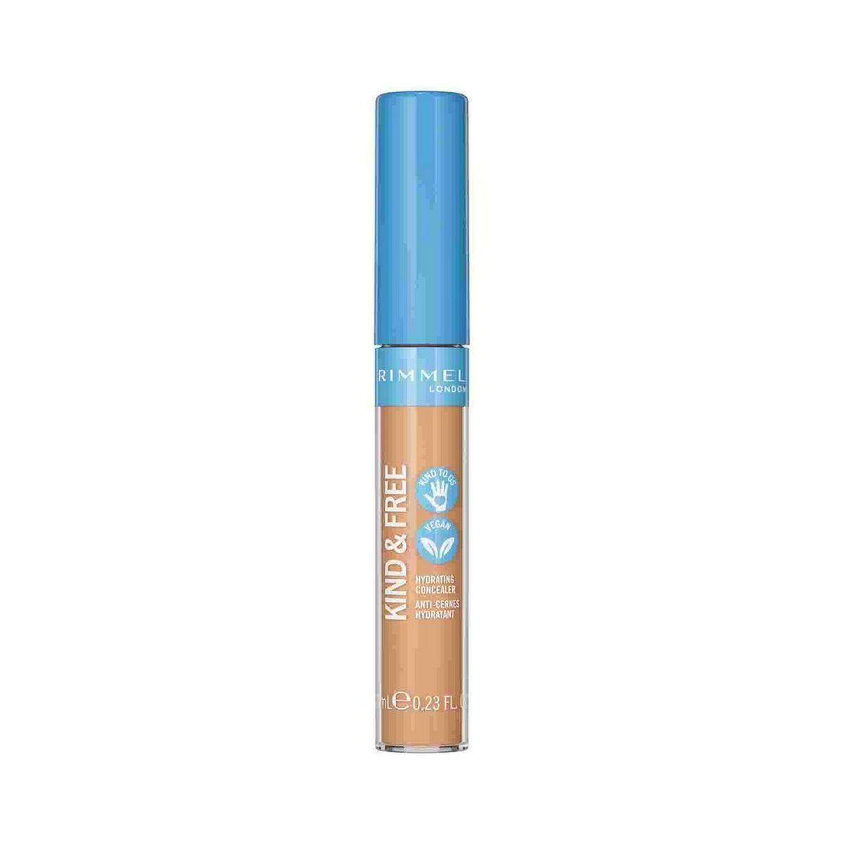 Ansigtskorrektor Rimmel London Kind & Free 20-light (7 ml) produktemballage