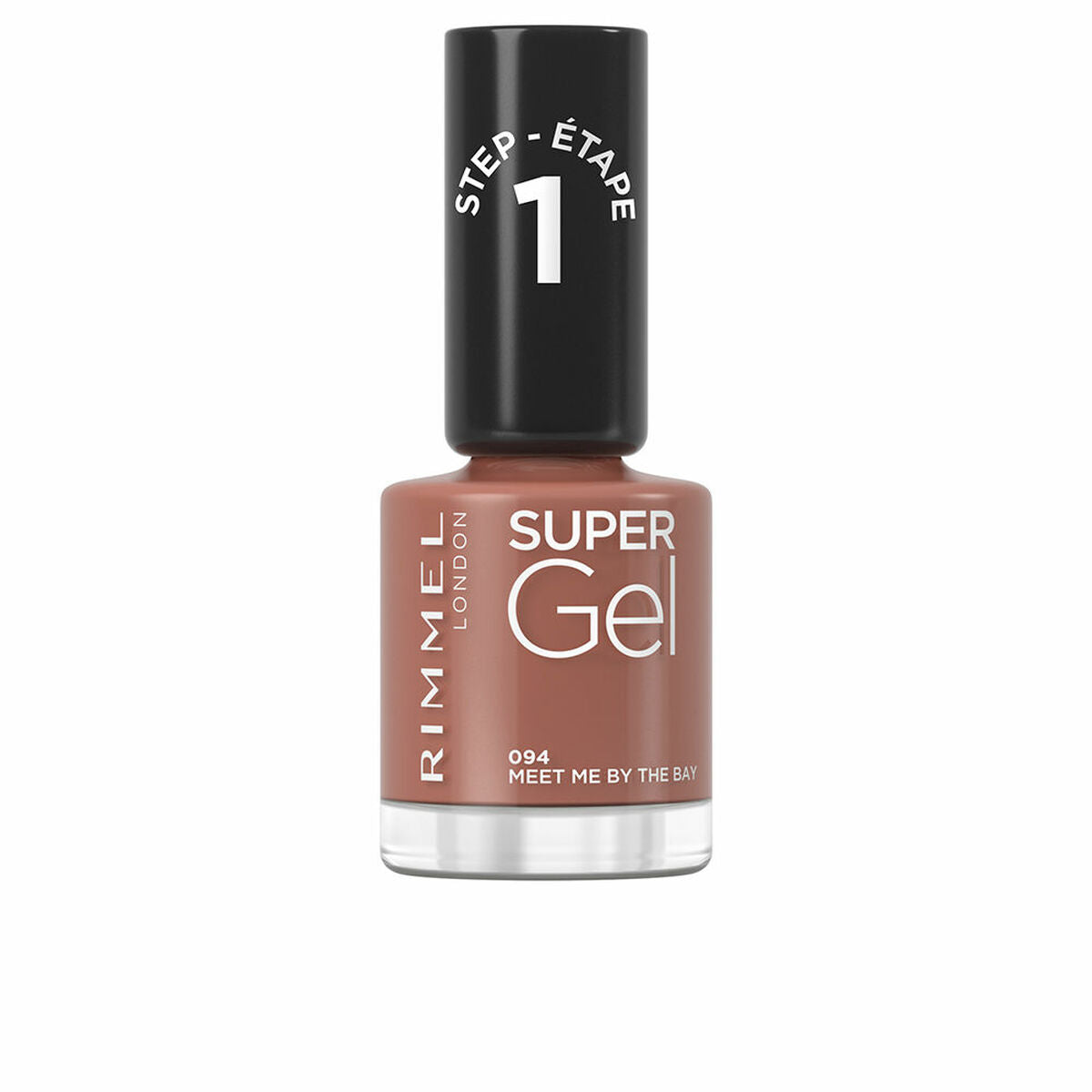 Neglelak Rimmel London Super Gel Nº 94 Nº 94-Meet Me By The Bay 12 ml hudplejeemballage