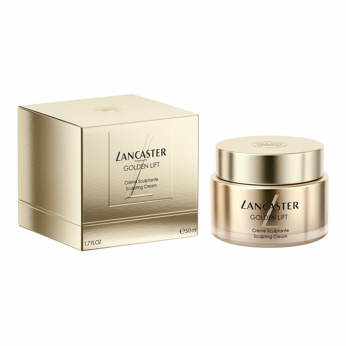 Ansigtscreme Lancaster GOLDEN LIFT SCULPTING Spf 15 50 ml til kvinder hudpleje emballage