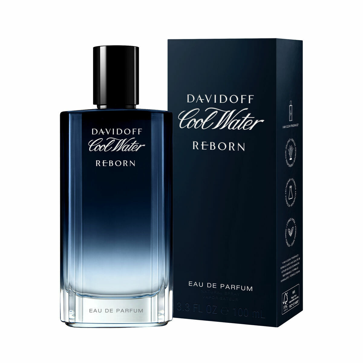 Herreparfume Davidoff Cool Water Reborn EDP 100 ml til mænd flaske