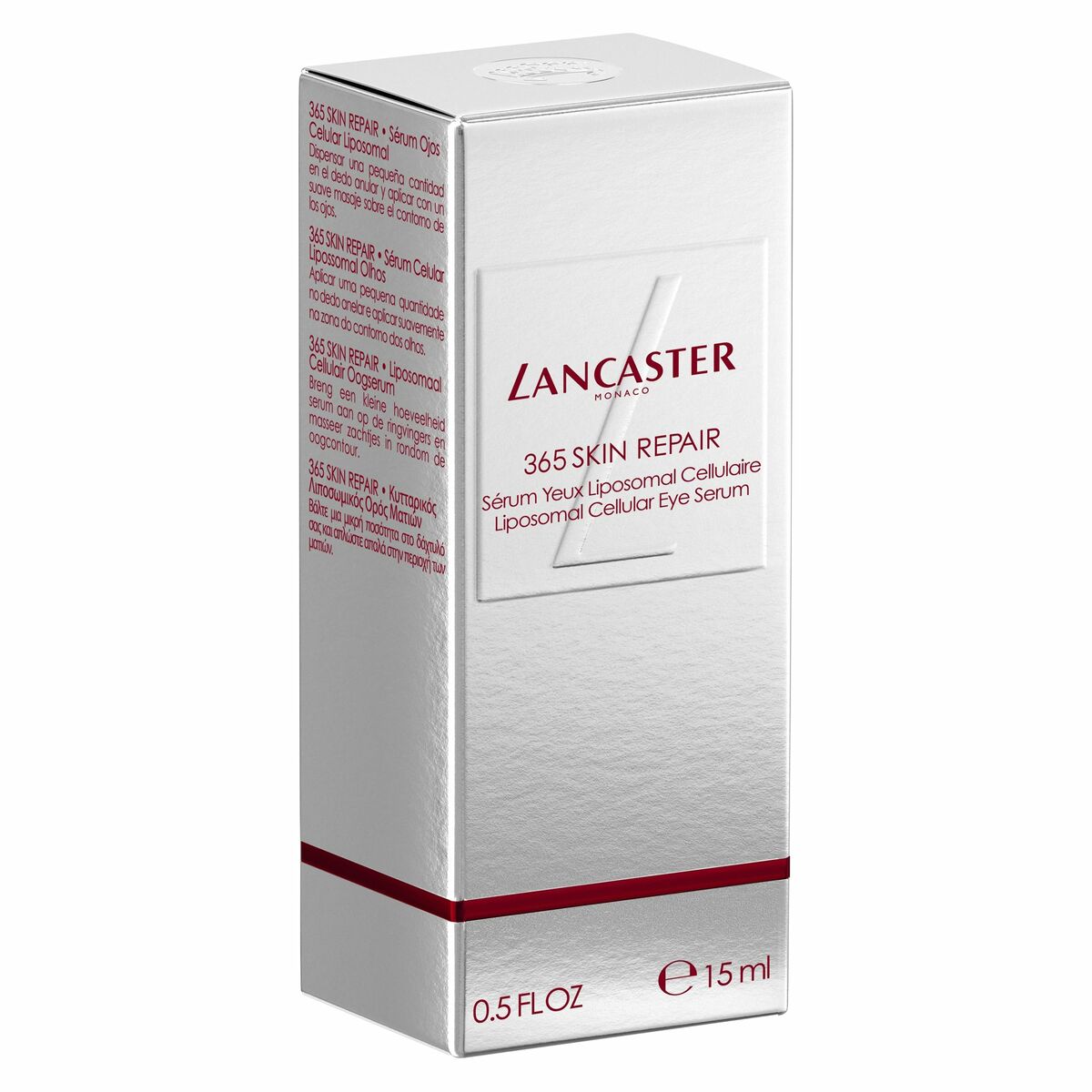 Gel til øjenområdet Lancaster 365 SKIN REPAIR 15 ml til kvinder hudpleje emballage
