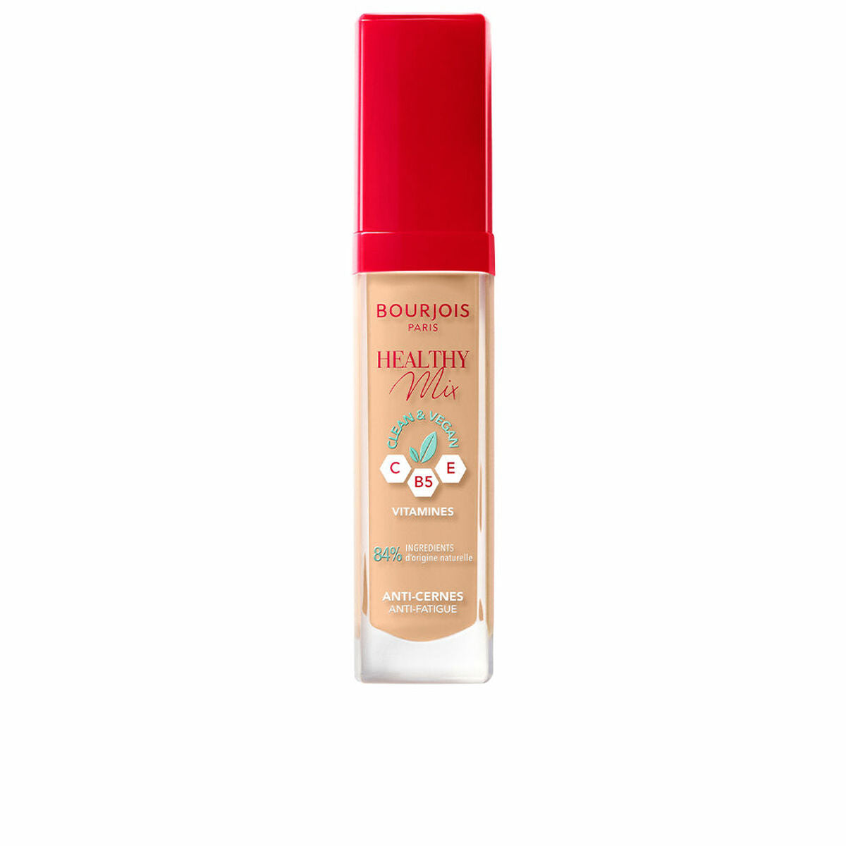 Ansigtskorrektor Bourjois Healthy Mix Nº 51-light vanilje 6 ml produktemballage