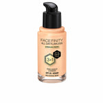 Creme Make-up Base Max Factor Face Finity Hele dagen Flawless Nº W33 Krystal beige W33-Crystal Beige Spf 20 30 ml 3-i-1 produkt