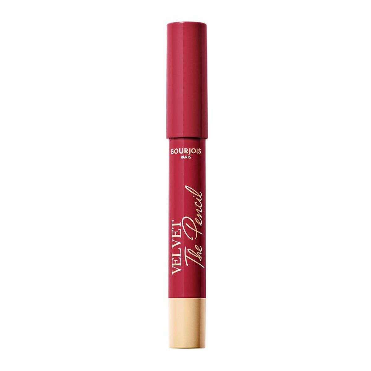 Læbestift Bourjois Velvet The Pencil Nº 08-Rouge Di'vin 1,8 Gr 1,8 g Bar makeup emballage