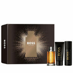 Herreparfumesæt Hugo Boss 3 stykkers produktemballage