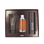 Herreparfumesæt Hugo Boss 3 stykkers produktemballage