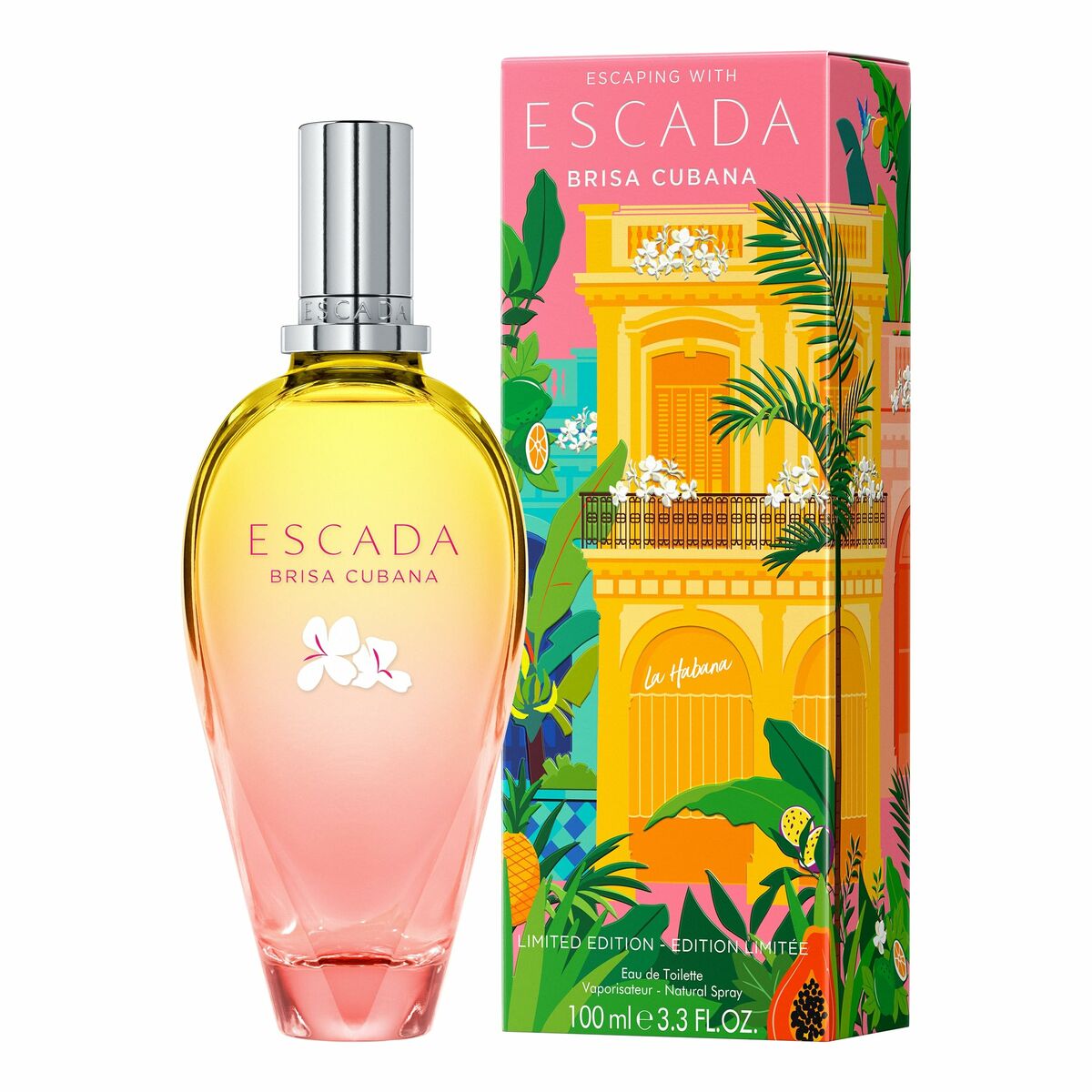 Dameparfume Escada BRISA CUBANA EDT 100 ml flaske