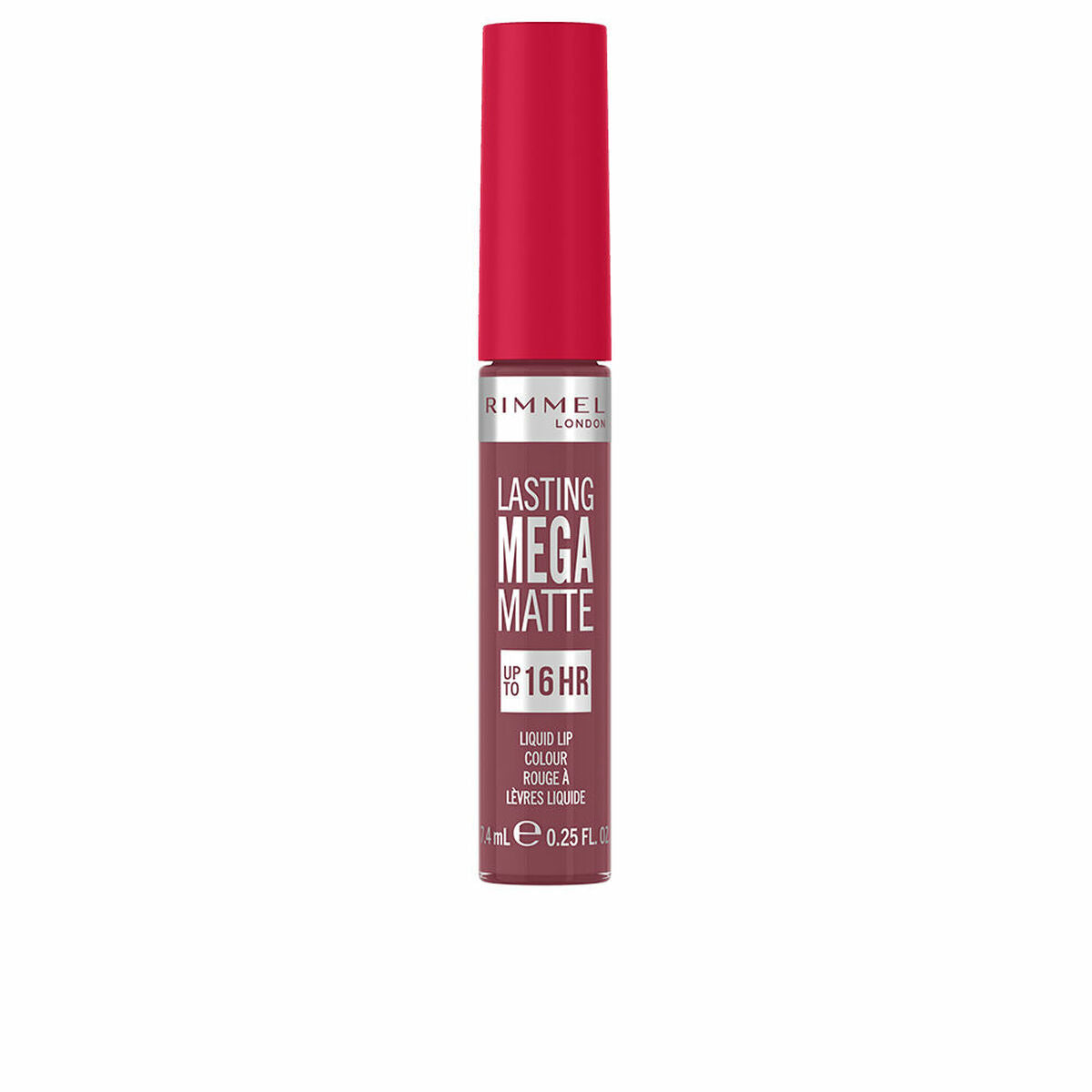 Læbestift Rimmel London Lasting Mega Matte Nº 900 Ravishing Rose Nº 900-Ravishing Rose 7,4 ml Flydende 7,4 ml makeup emballage