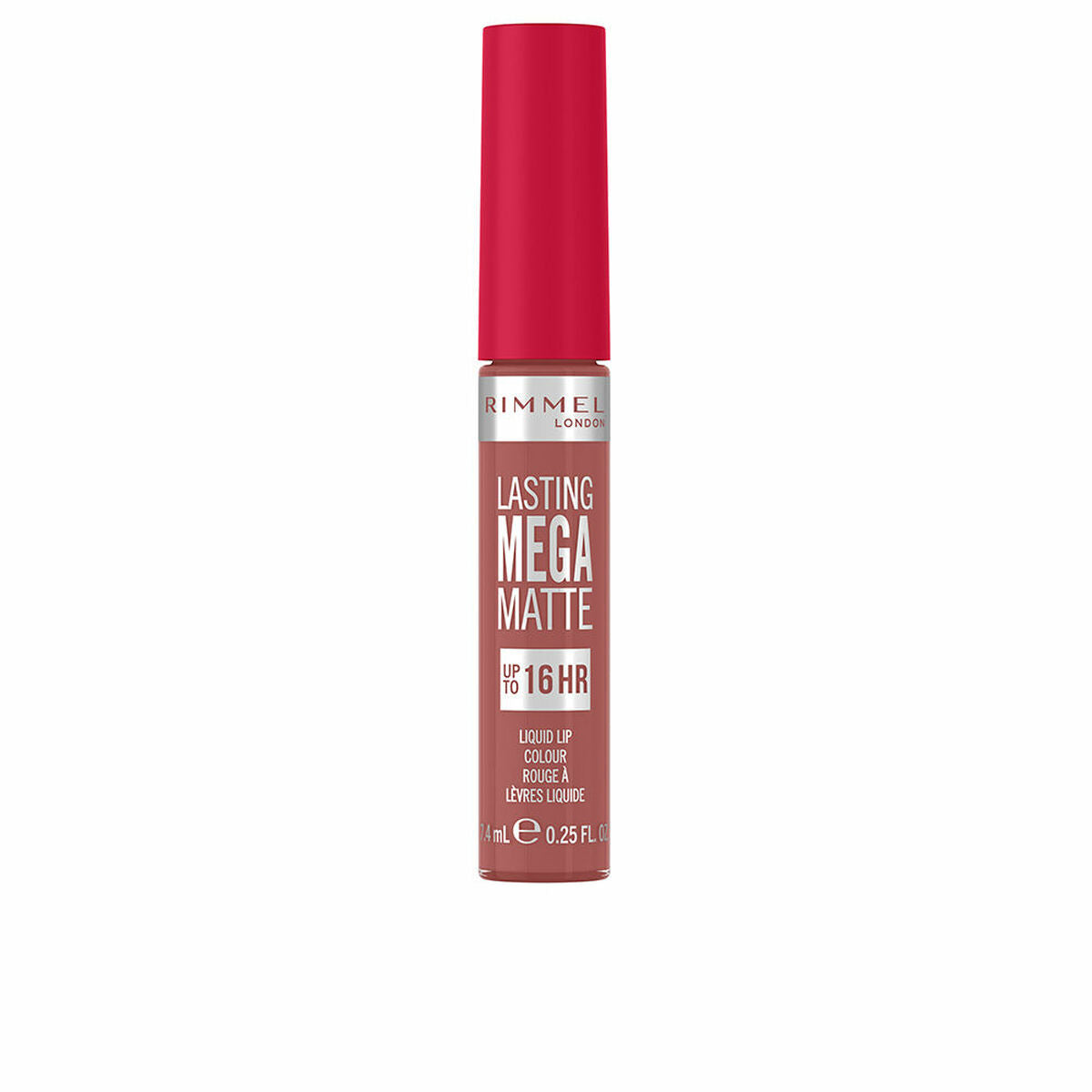 Læbestift Rimmel London Lasting Mega Matte Nº 110 Blush Nº 110-Blush 7,4 ml Flydende 7,4 ml makeup-emballage