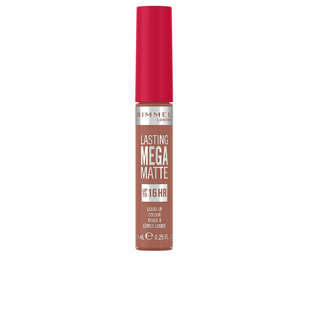 Læbestift Rimmel London Lasting Mega Matte Nº 700 Be my baby Nº 700-Be My Baby 7,4 ml Flydende 7,4 ml makeup-emballage