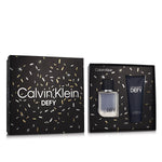Herreparfumesæt Calvin Klein Defy produktemballage