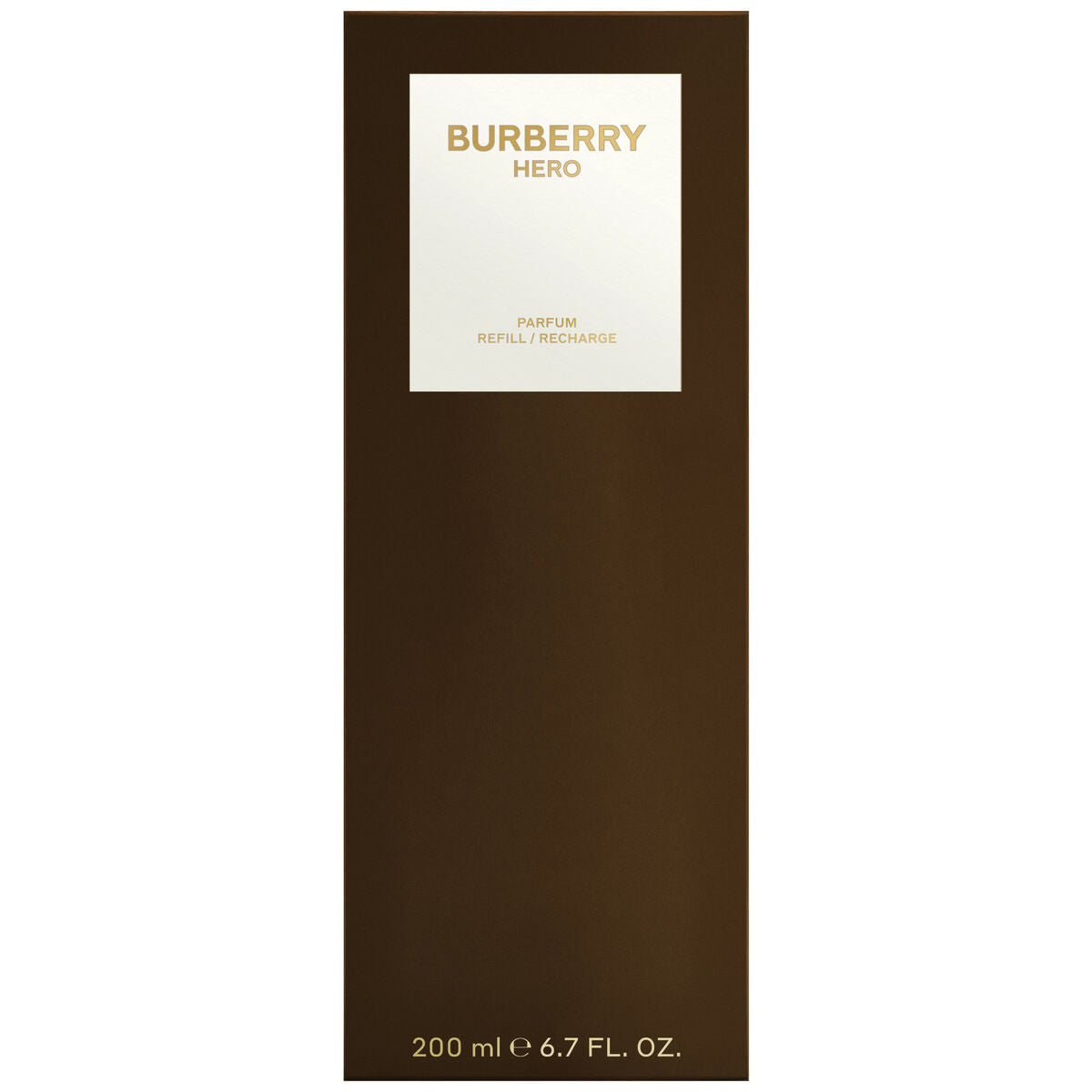 Morgenkåbe Burberry HERO 200 ml til mænd produktemballage