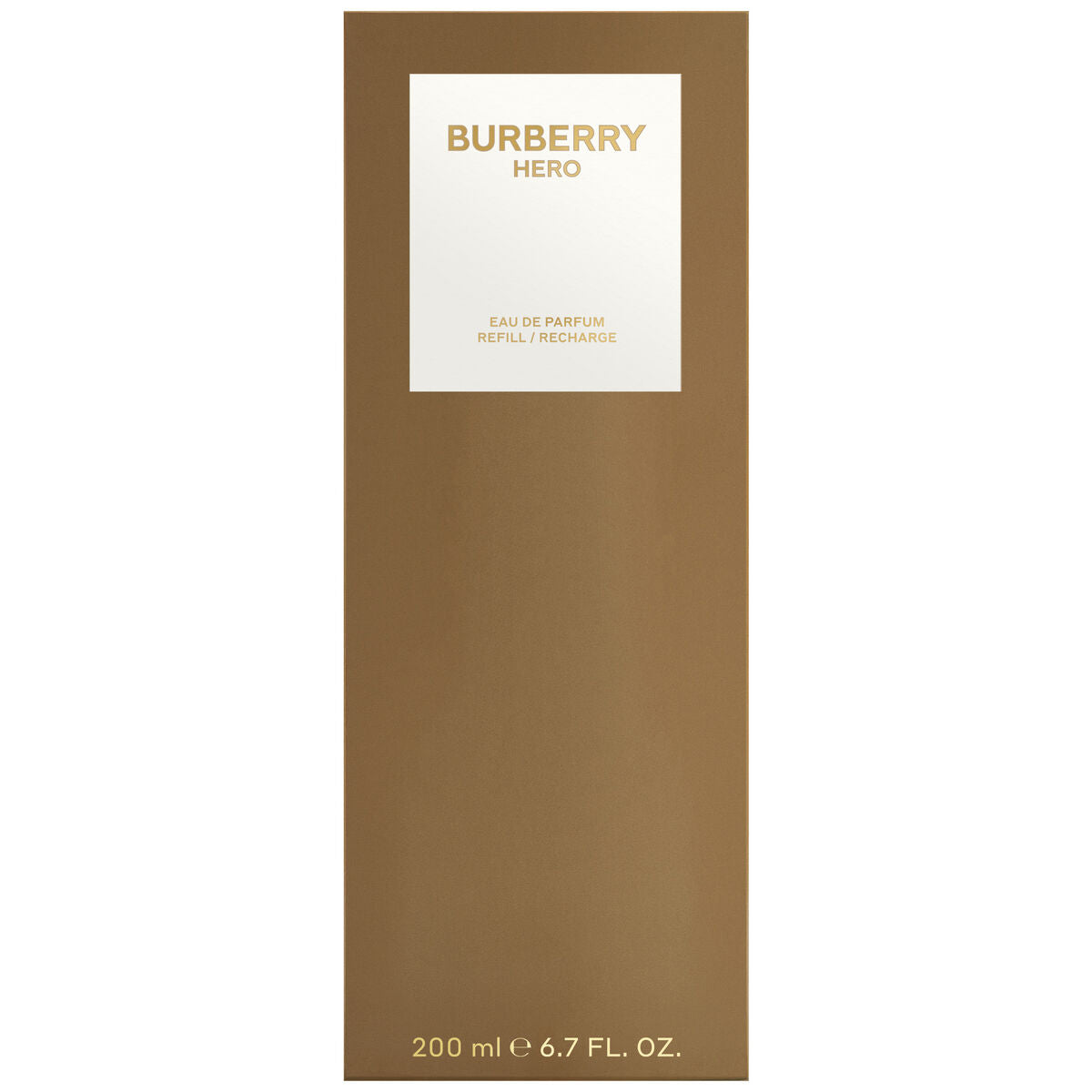 Herreparfume Burberry HERO 200 ml til mænd produktemballage