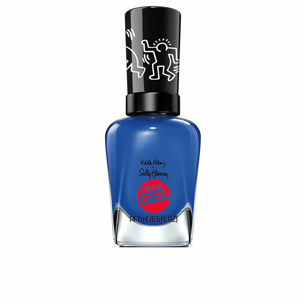 neglelak Sally Hansen Miracle Gel Keith Haring Nº 925 Draw blue i Nº 925-Draw Blue I 14,7 ml 14,7 ml hudplejeemballage