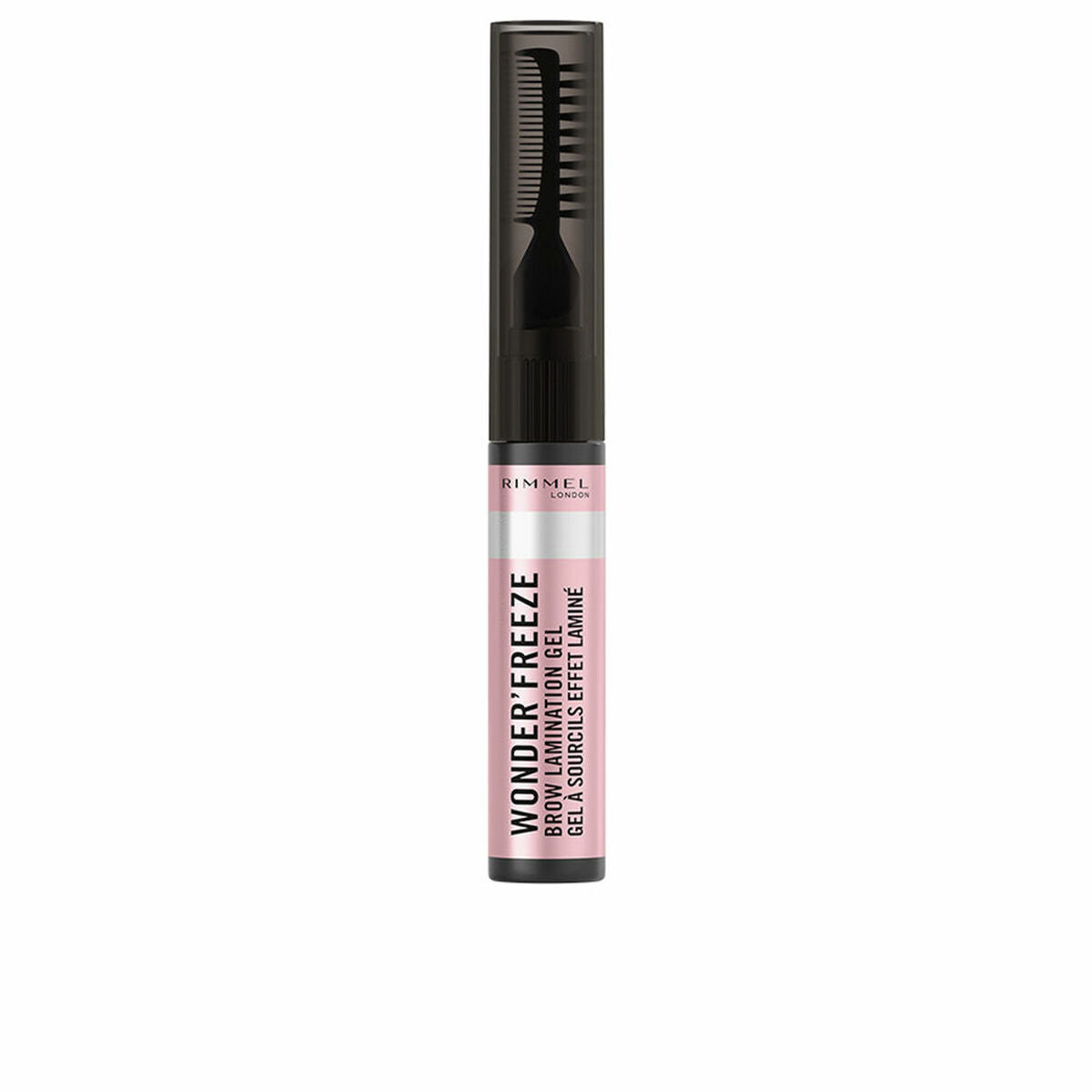 Eyebrow Fixing Gel Rimmel London WONDER' FREEZE Nº 001 Klar 6 g hudplejeemballage