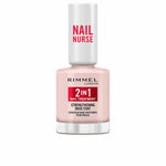 Nail Base Gel Rimmel London Nail Nurse i 12 ml 2-i-1 Strengthening Care hudplejeemballage