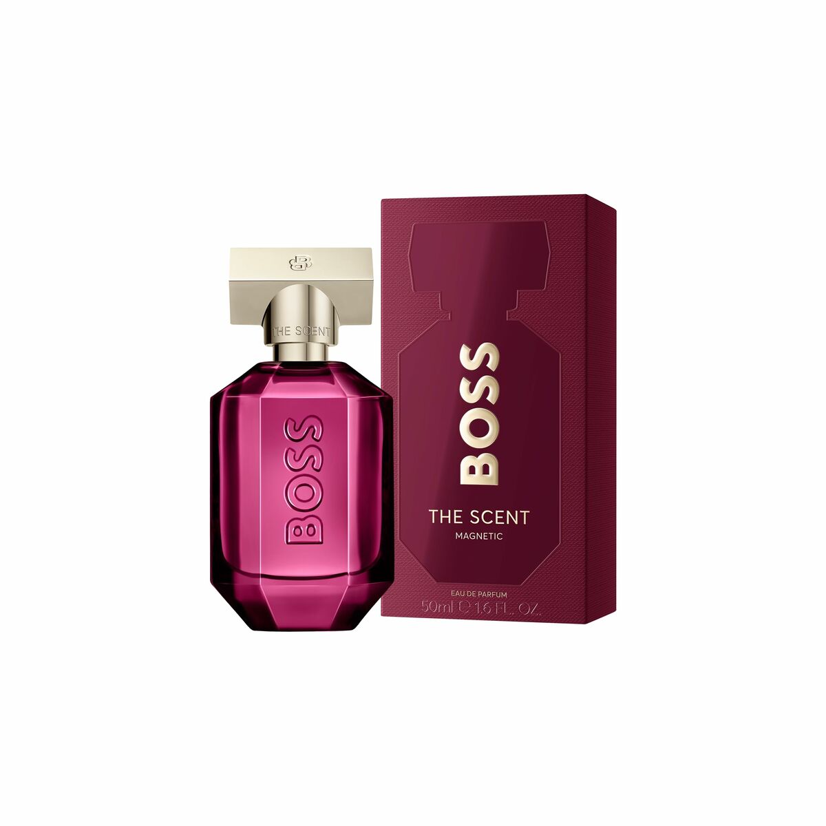 Unisex parfume BOSS THE SCENT FOR HER The Scent For Her Magnetic 50 ml til kvinder produktemballage