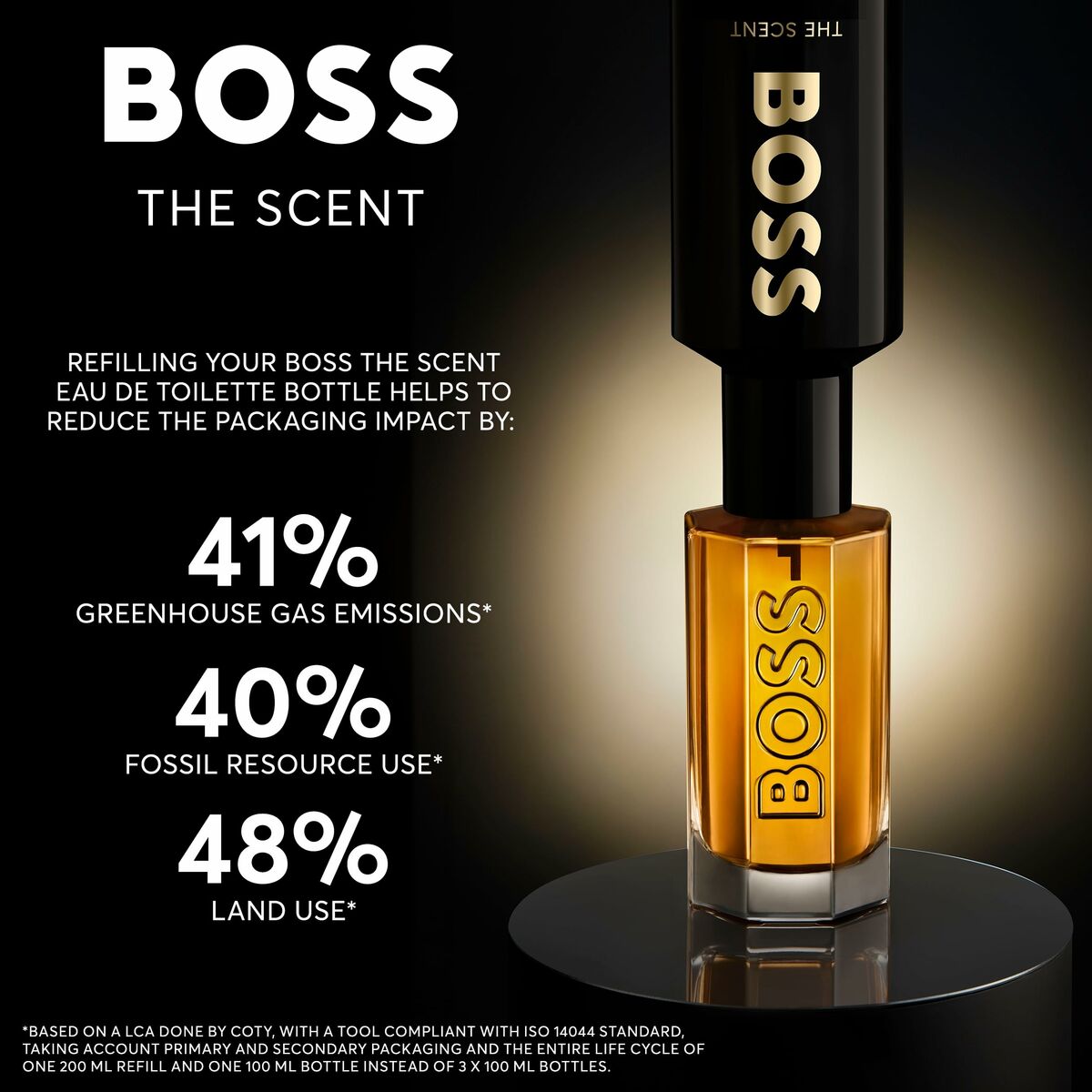 Herreparfume Hugo Boss-boss THE SCENT 200 ml til mænd produktemballage