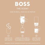 Dameparfume Hugo Boss-boss DUFTEN TIL HENDE 150 ml til Dame produktemballage