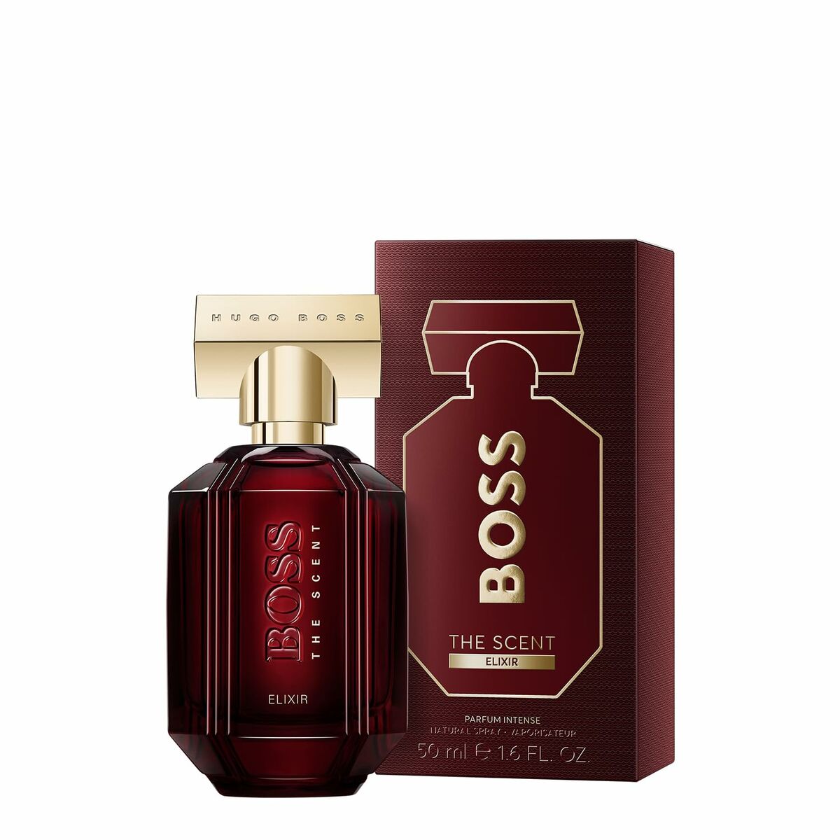 Unisex parfume Hugo Boss-boss The Scent Elixir The Scent Elixir 50 ml til kvinder produkt emballage