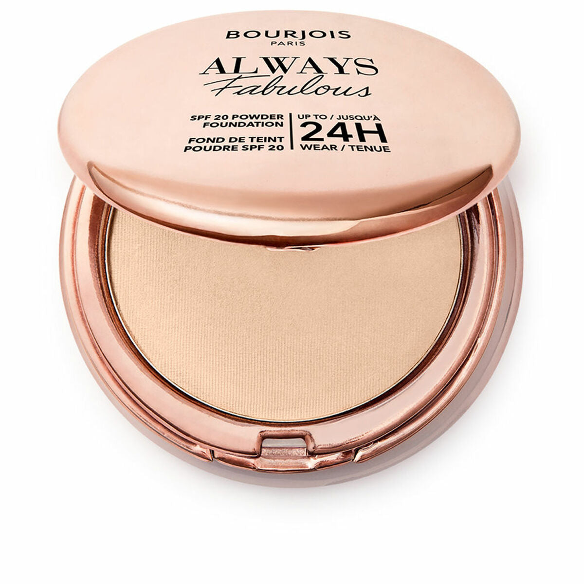 Powder Make-up Base Bourjois Always Fabulous Nº 210 Vanilla Nº 210-Vanilla Spf 20 7 g makeup emballage