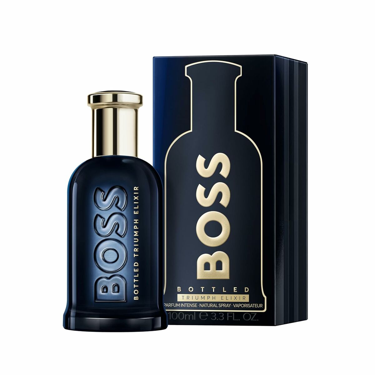 Herreparfume BOSS BOTTLED 100 ml til mænd produktemballage