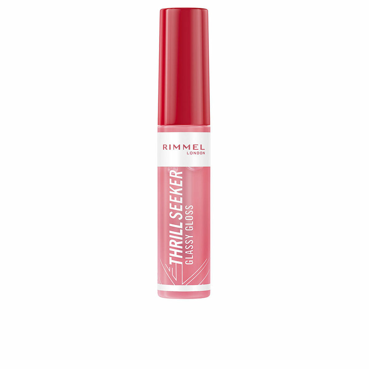 Læbestift Rimmel London THRILL SEEKER 500-fyr til æblet 10 ml makeup emballage