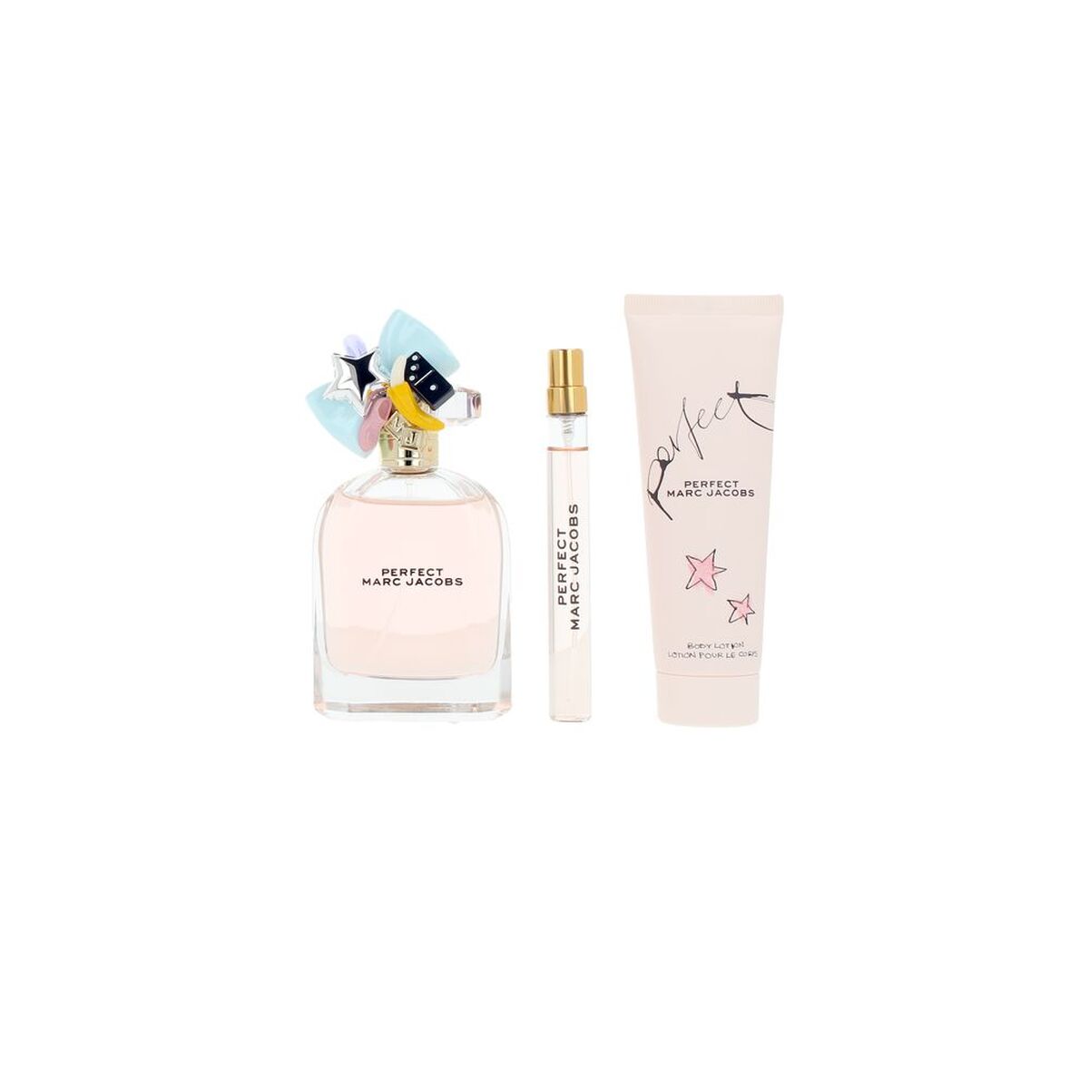 Parfumesæt til kvinder Marc Jacobs PERFECT 3 stykker til kvinder produktemballage