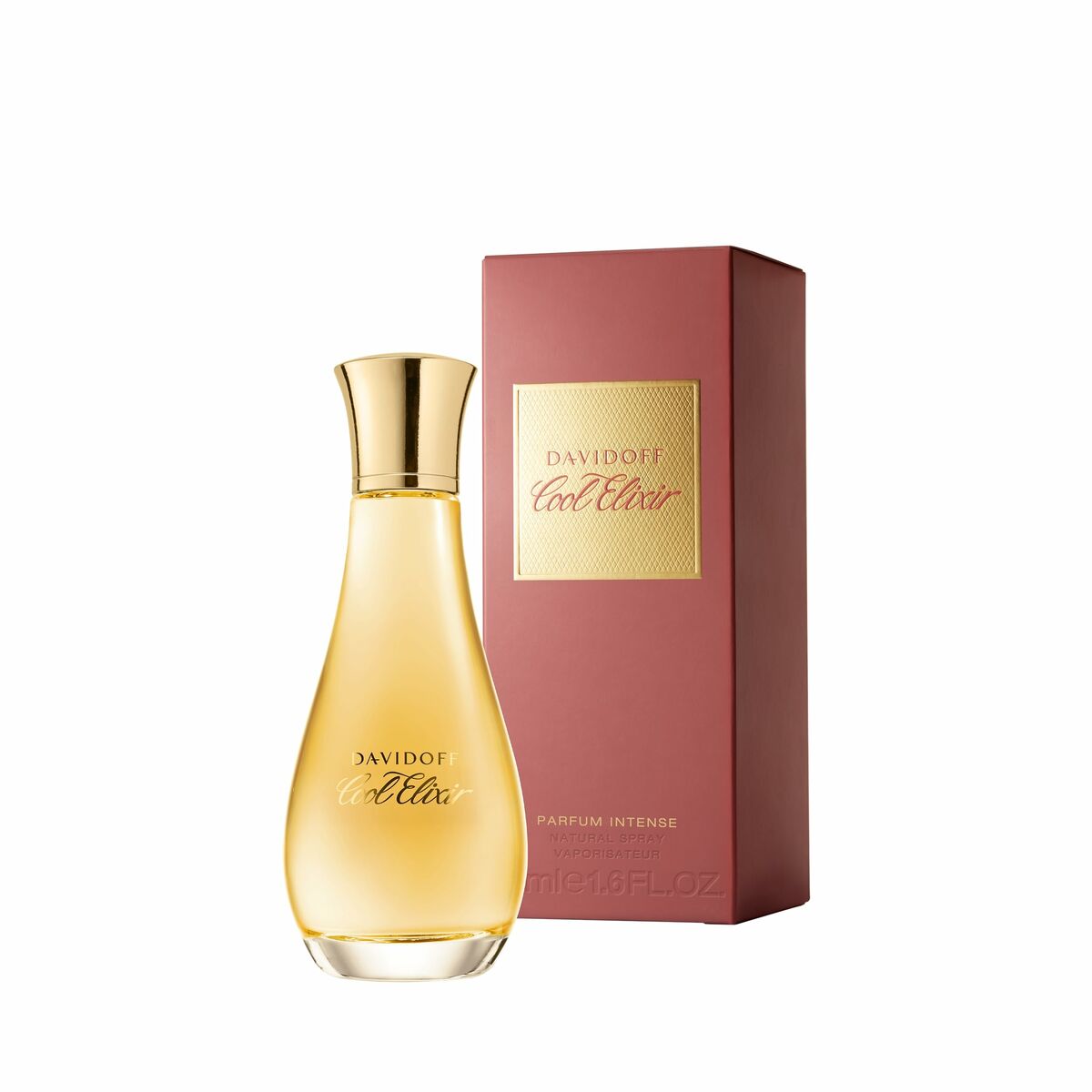Dameparfume Davidoff COOL ELIXIR WOMAN 50 ml til Dame-produktemballage