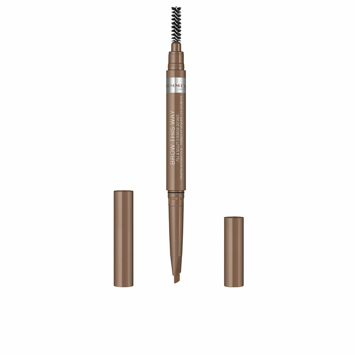 Øjenbrynsblyant Rimmel London Brow This Way Nº 01 Blond Nº 01-Blonde 0,25 g produktemballage 0,25 g