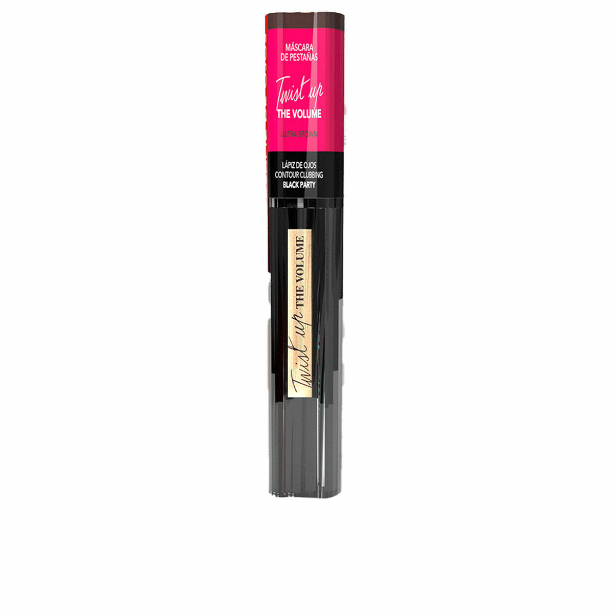 Make-up sæt Bourjois Twist Up + Contour Clubbing Ultra Brown 2 stykker til kvinder produktemballage