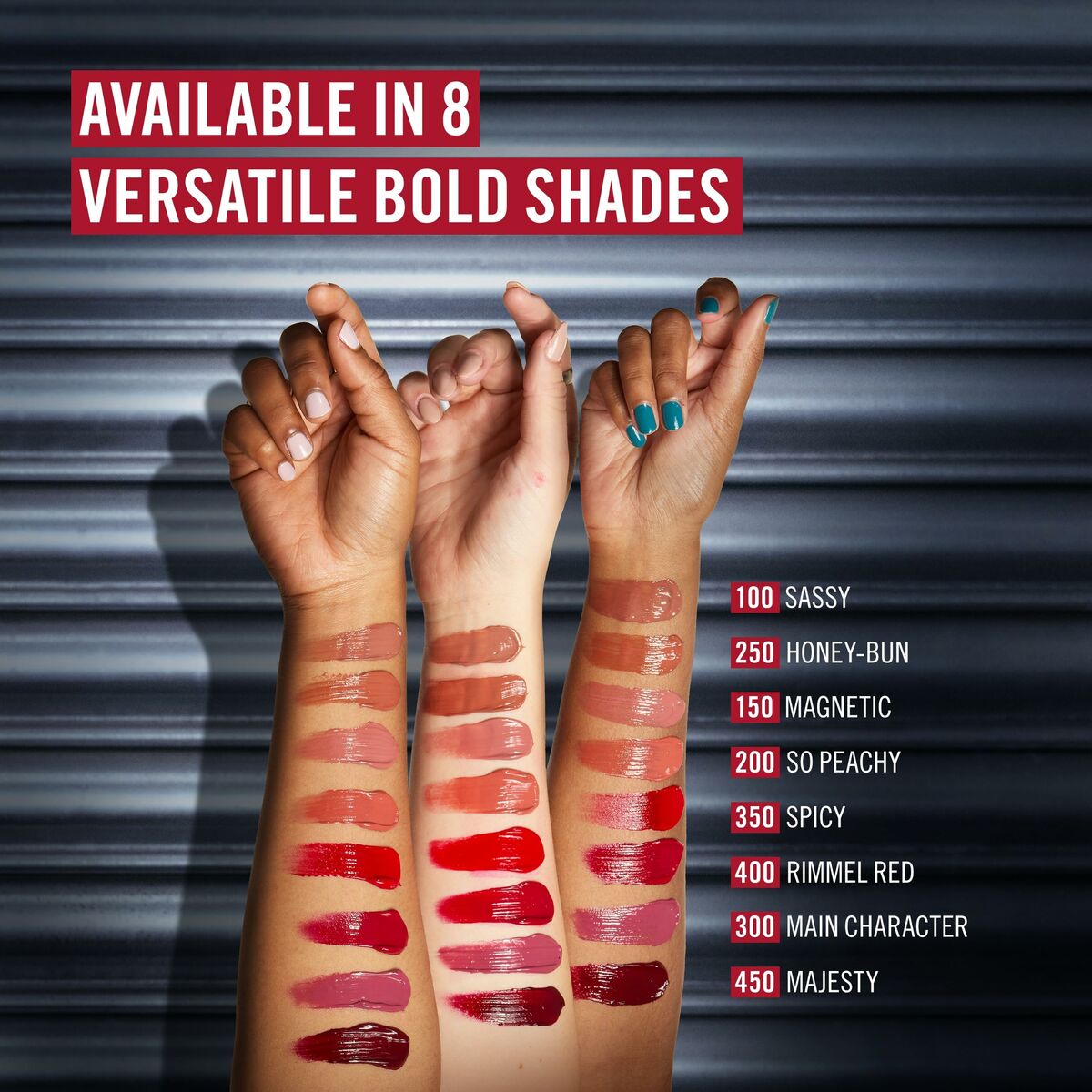 Læbeglans Rimmel London THRILL SEEKER Nº 300-Main Character 6 ml produktemballage