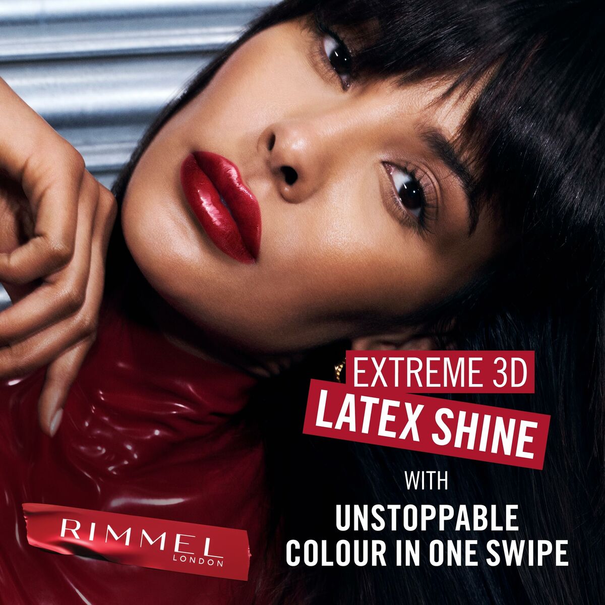 Læbeglans Rimmel London THRILL SEEKER Nº 300-Main Character 6 ml produktemballage
