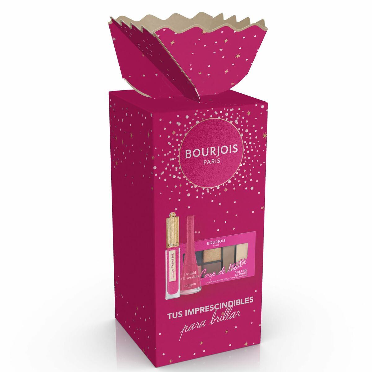 Make-up sæt Bourjois Fuchsia Nº 07 3 stykker til kvinder produktemballage