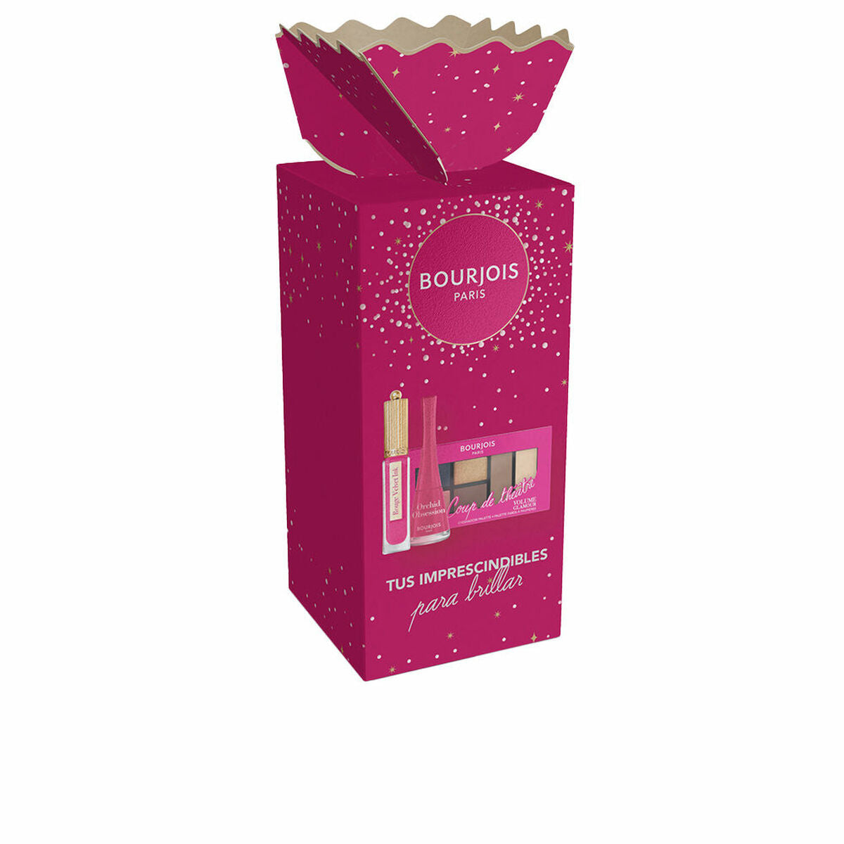 Make-up sæt Bourjois Fuchsia Nº 07 3 stykker til kvinder produktemballage