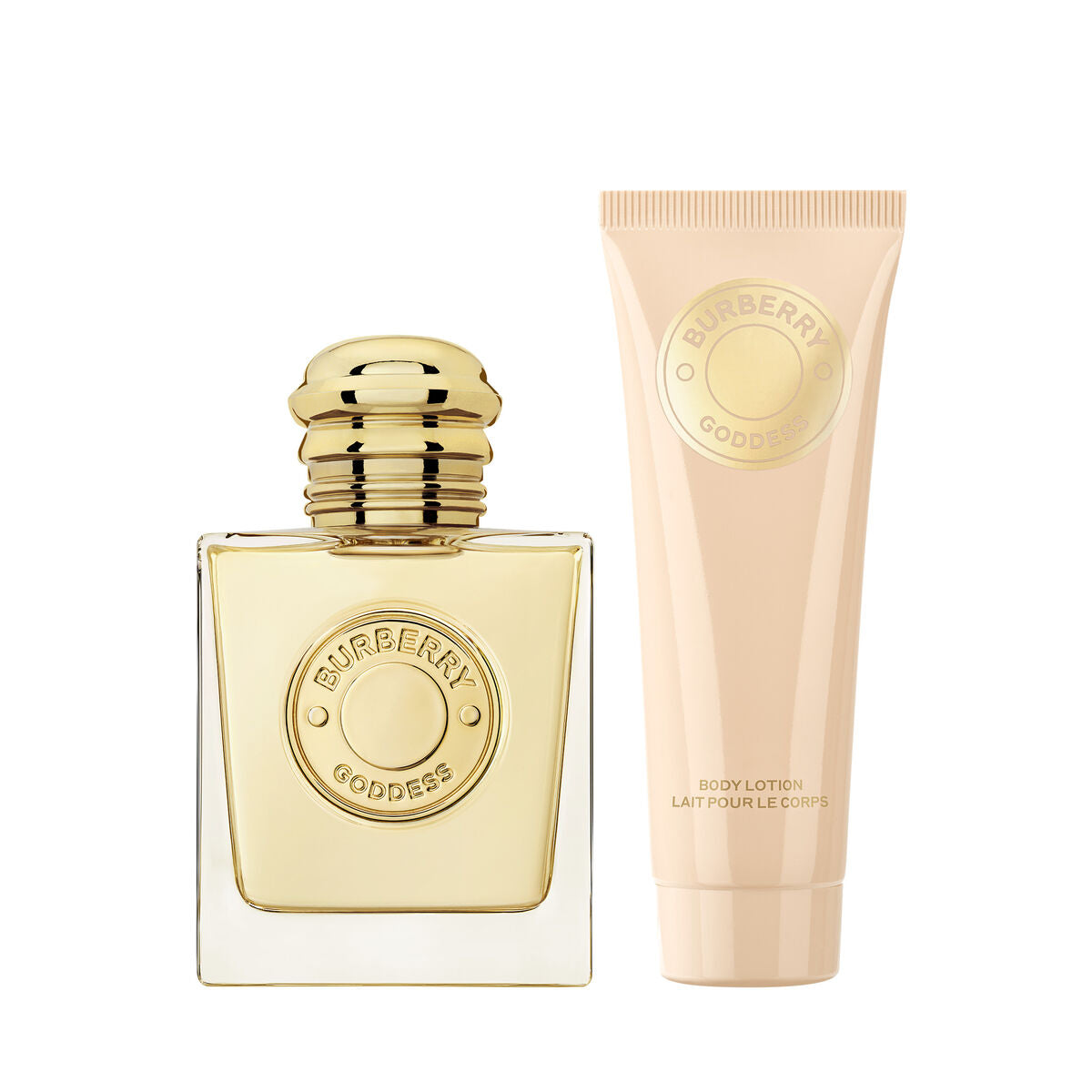 Parfumesæt til kvinder Burberry Goddess 2 stykker til kvinder produktemballage