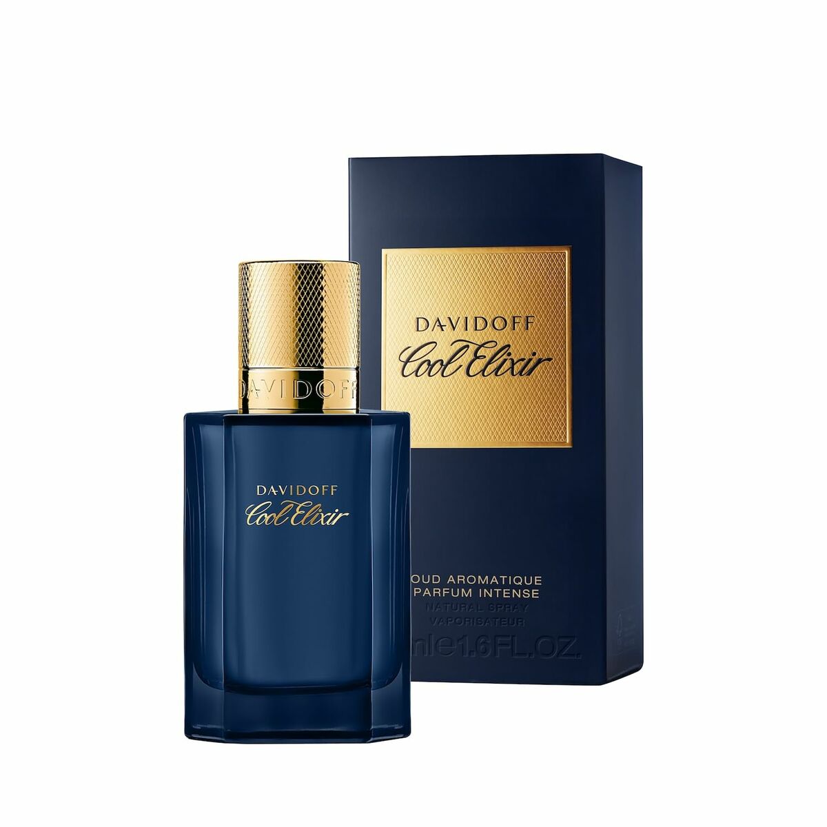 Herreparfume Davidoff COOL ELIXIR 50 ml til mænd produktemballage