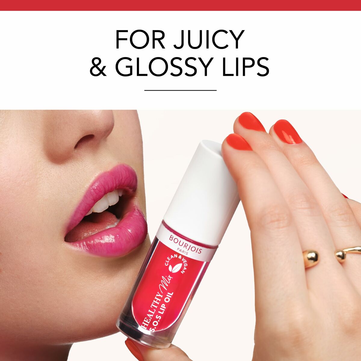 Læbestift Bourjois HEALTHY MIX S.O.S Nº 03-Straw'bisous 4,5 ml 4,5 ml makeup-emballage