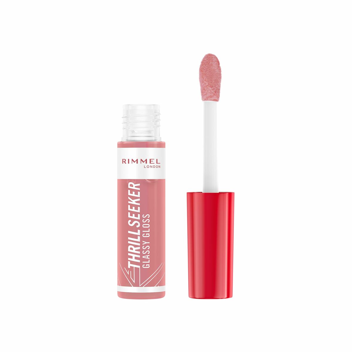 Lipgloss Rimmel London THRILL SEEKER Nº 700-drysset sukker 6 ml produktemballage