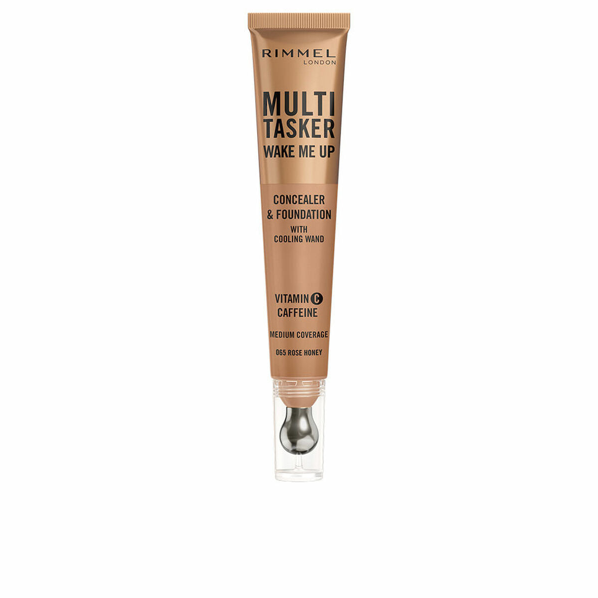 Facial Corrector Rimmel London Multi-Tasker Wake Me Up rose honning 20 ml produktemballage