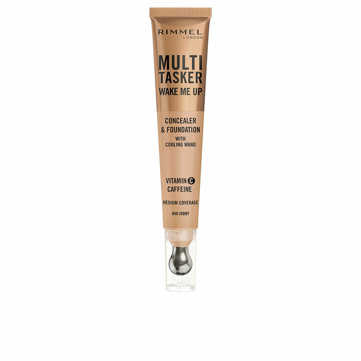 Ansigtskorrektor Rimmel London Multi-Tasker Wake Me Up Ivory 20 ml produktemballage