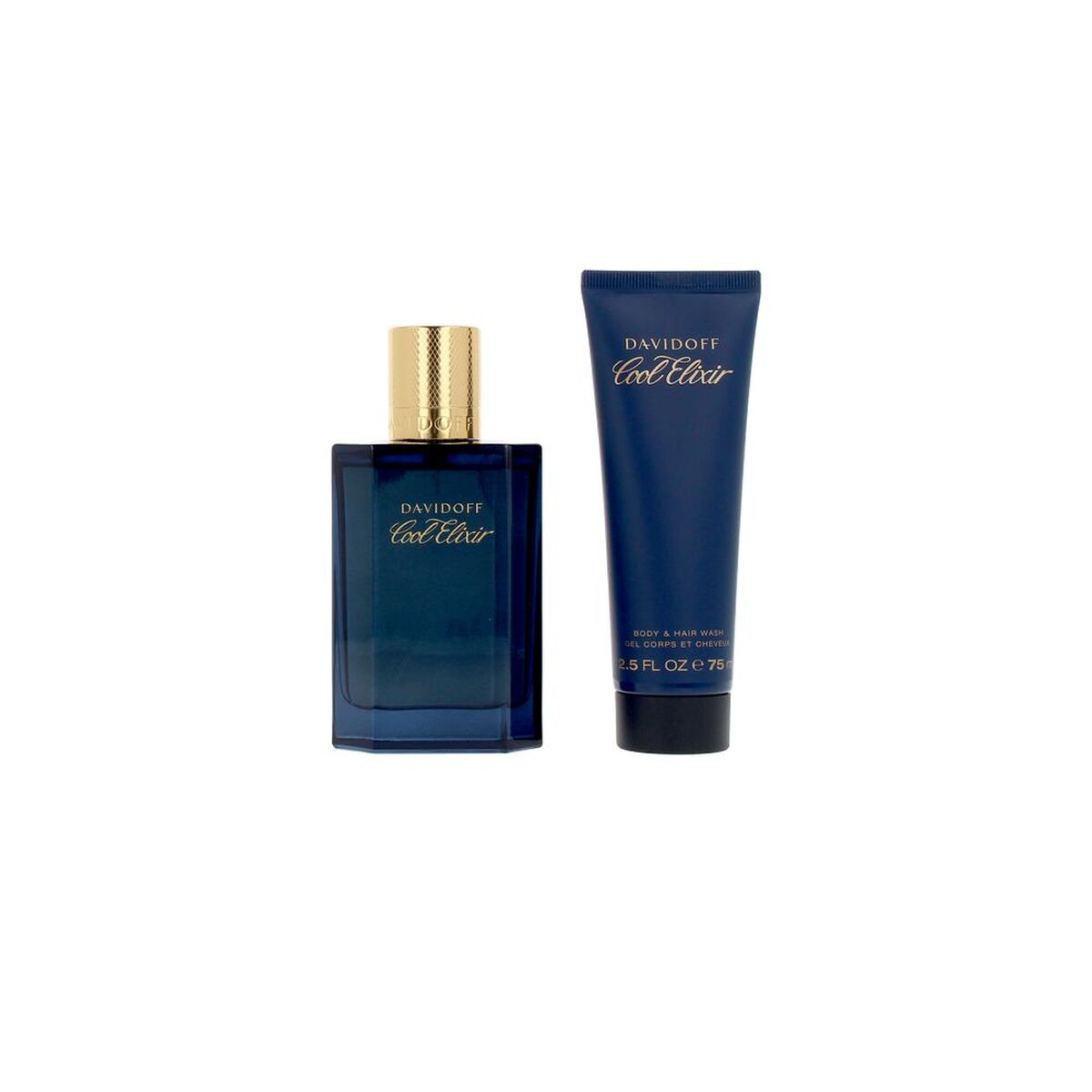 Herreparfumesæt Davidoff COOL ELIXIR PARFUM INTENSE 2 stykker til mænd flaske